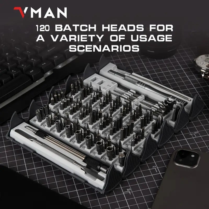 Durable Screwdriver Set in Cylindrical Box