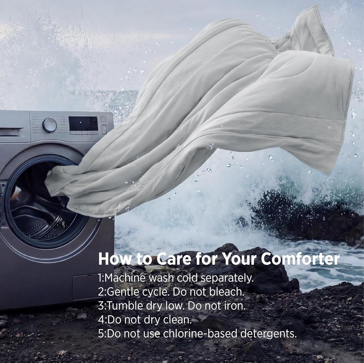 Bedsure CoolOxy Cooling Comforter King Size
