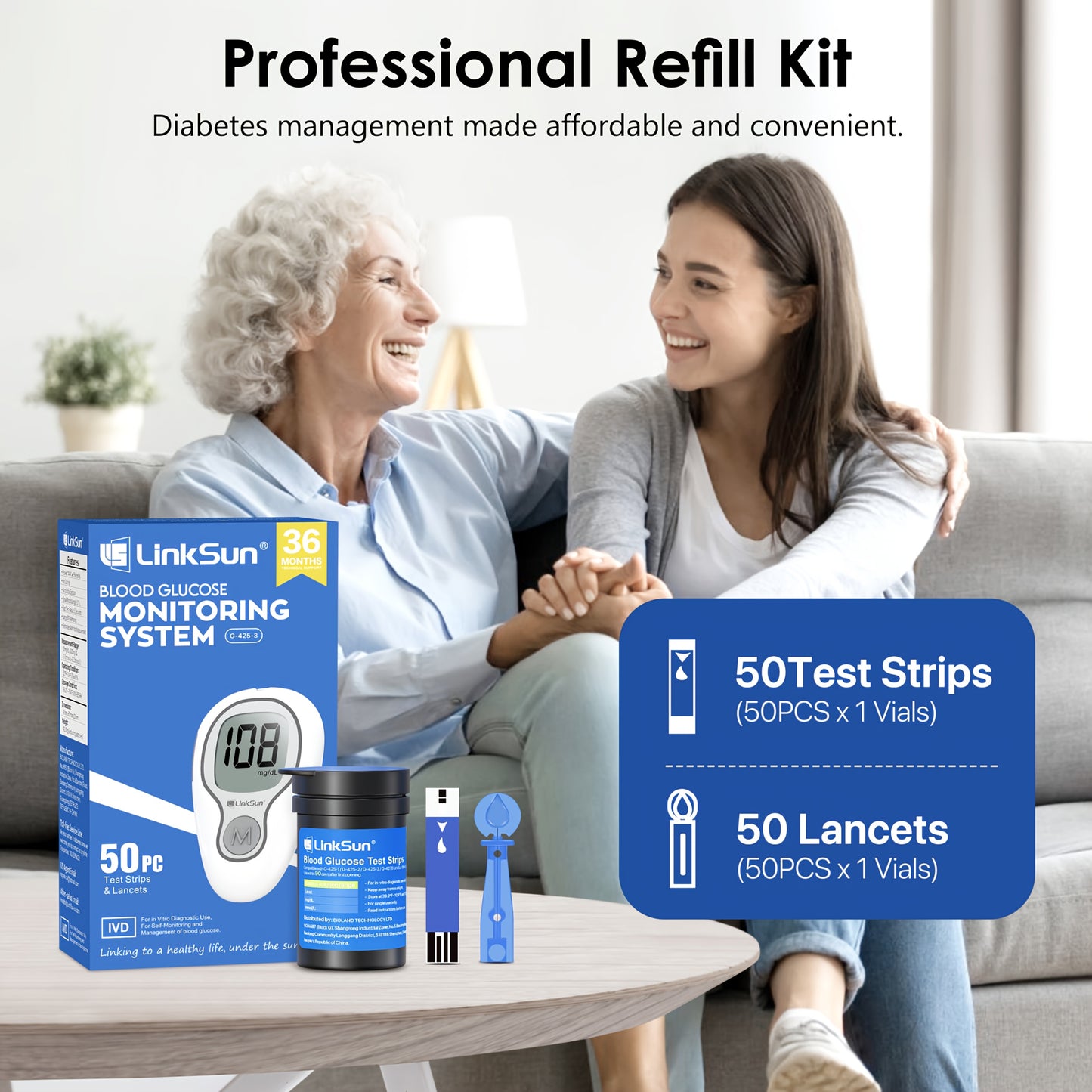 Diabetes Testing Kit for Home Use