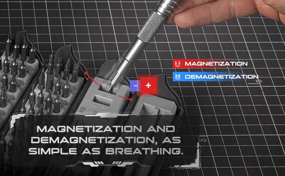 Durable Screwdriver Set in Cylindrical Box