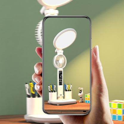 LED Clock Table Lamp