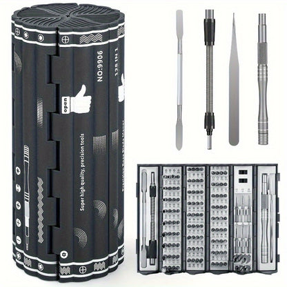 Durable Screwdriver Set in Cylindrical Box