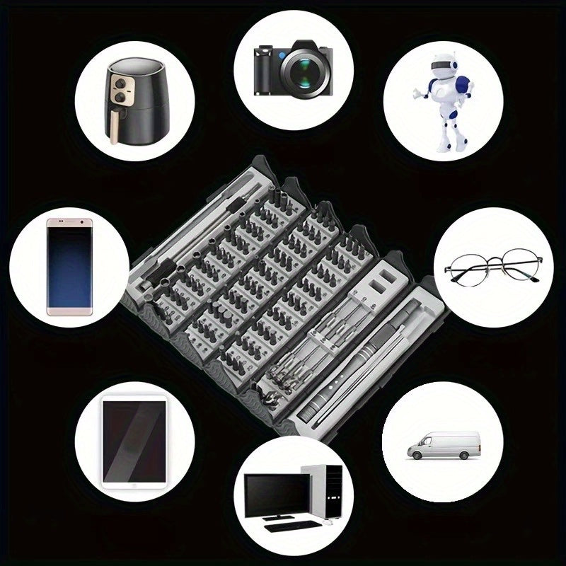 Durable Screwdriver Set in Cylindrical Box