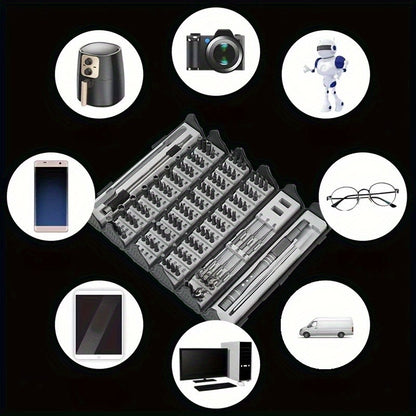 Durable Screwdriver Set in Cylindrical Box