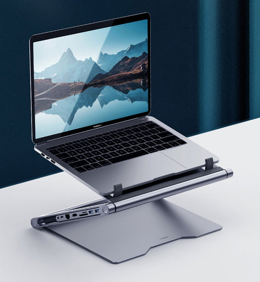 Laptop Stand | 8-in-1 USB-C Docking Station