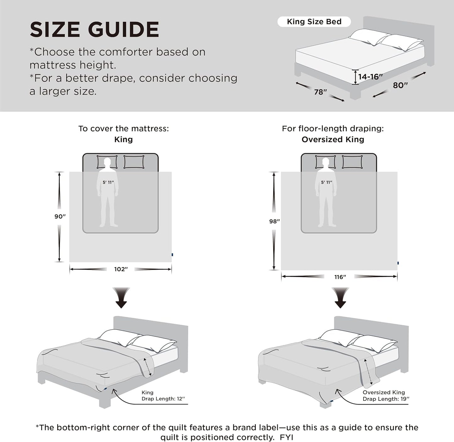 Bedsure CoolOxy Cooling Comforter King Size