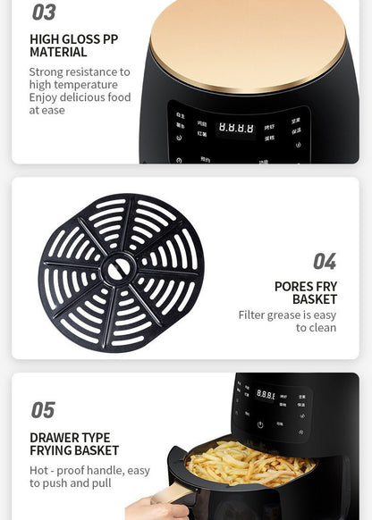 Smart Touch Air Fryer: Home Electric Fryer