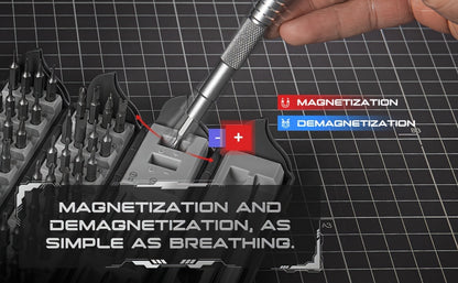 Durable Screwdriver Set in Cylindrical Box