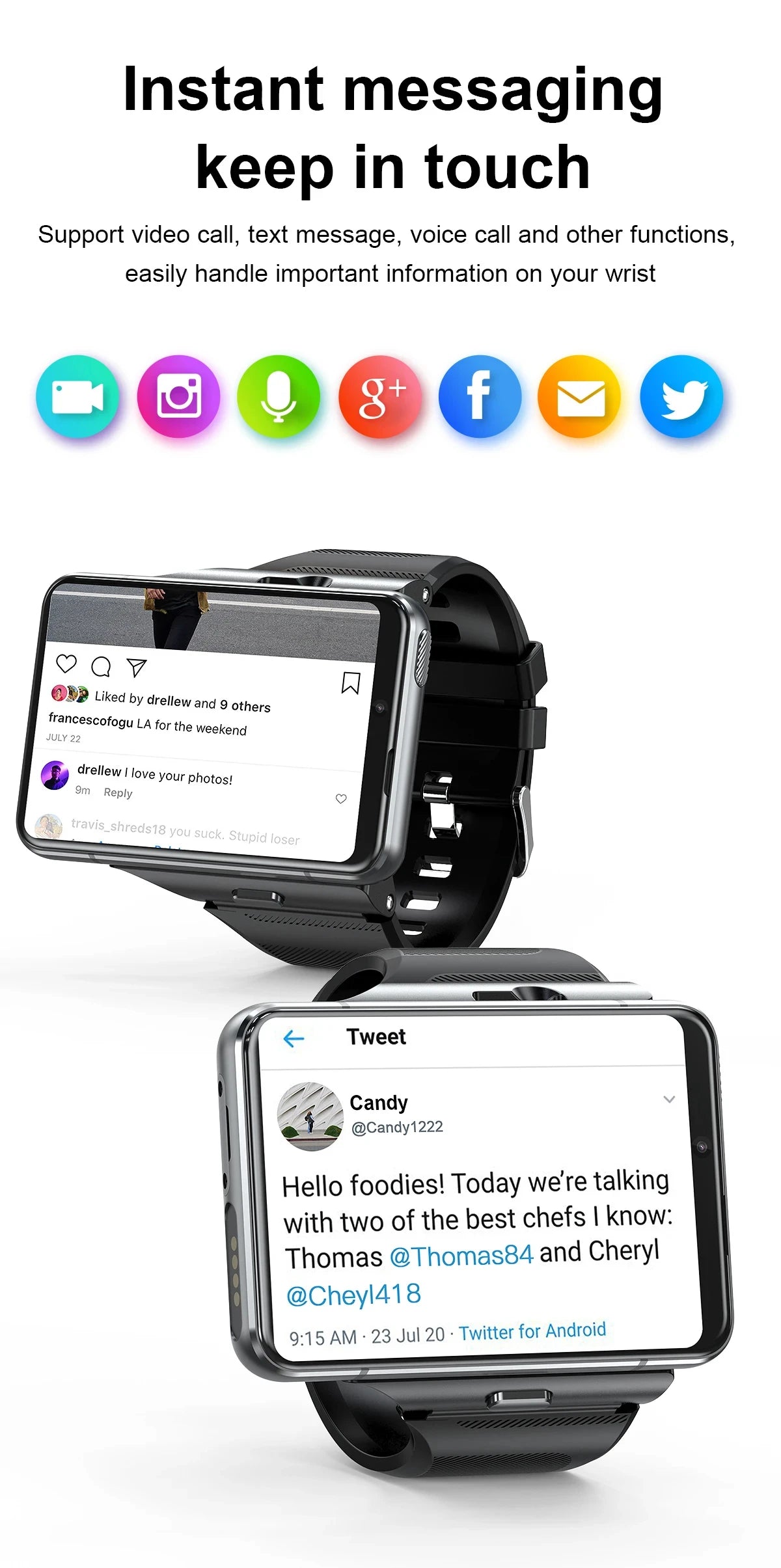 Smart Watch Phone with Call Function