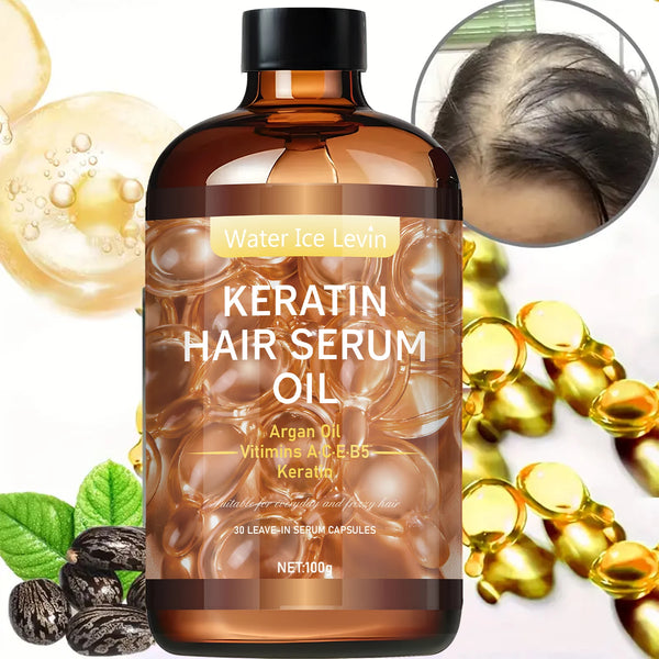 Hair Care Essential Oil, Repair Hair Roots and Fill Scales Pores, Deeply Nourish and Lock in Moisture, Moisturize Dry Hair