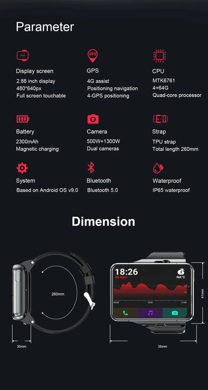 Smart Watch Phone with Call Function