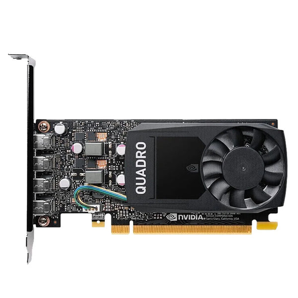 Quadro P600 2GB Graphics Card DDR5 Professional Drawing Modeling Rendering and Video Editing Graphics Board with 4 DP Interfaces
